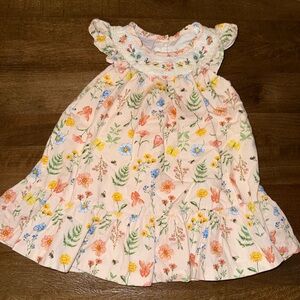 Iris & Ivy Floral Kids Dress with Ruffles